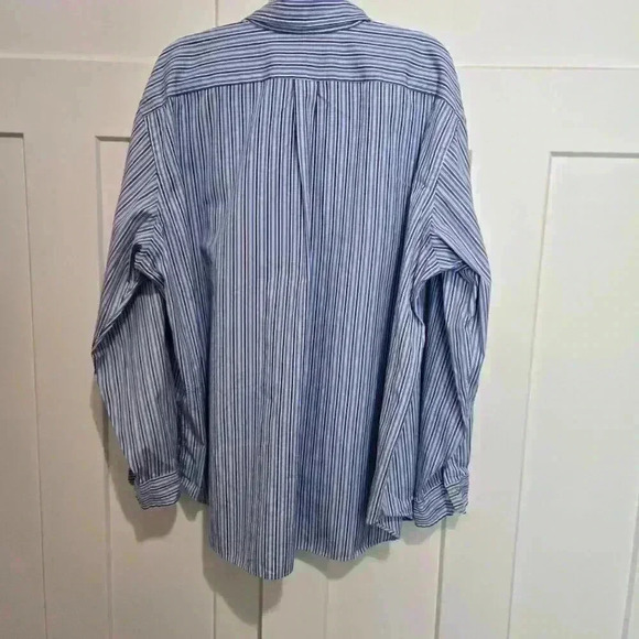 Ralph Lauren Mens Button down Polo Striped Long Sleeve Classic Fit 2X Big - Picture 4 of 10
